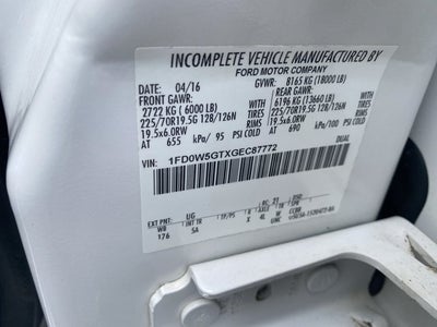 2016 Ford Super Duty F-550 DRW Lariat